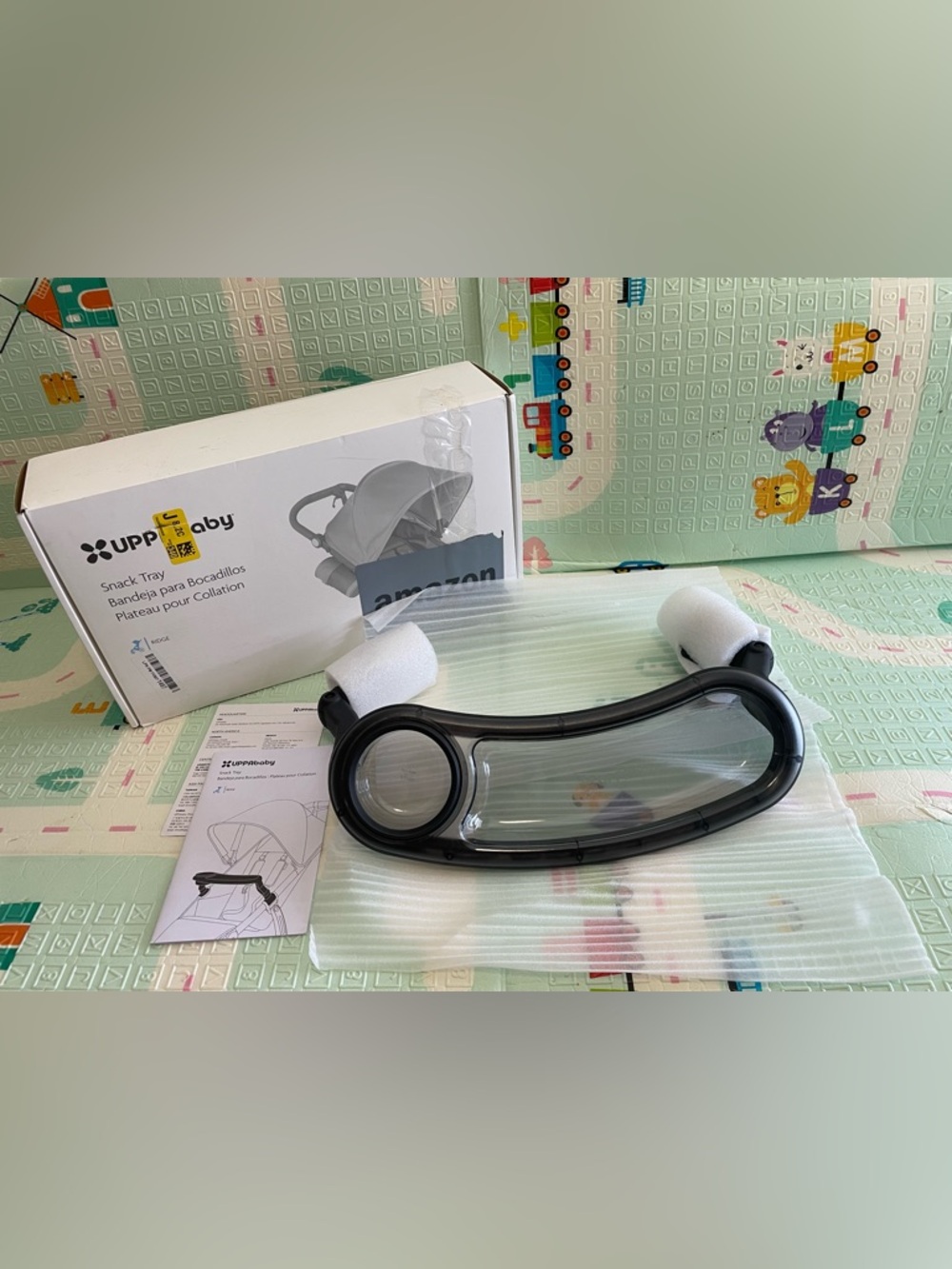 UPPAbaby Black Snack Tray for Stroller